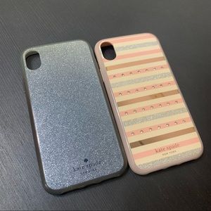 Kate Spade Apple iPhone XR Glitter Cases Lot